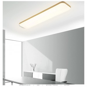 4FT LED Commerciële wikkeling Shop Light Fixture 60W Low Bay Linear Flushmount Office Ceiling [4 lamp 32W Fluorescent Equivalente] 5000K Daglicht wit ETL-lijst